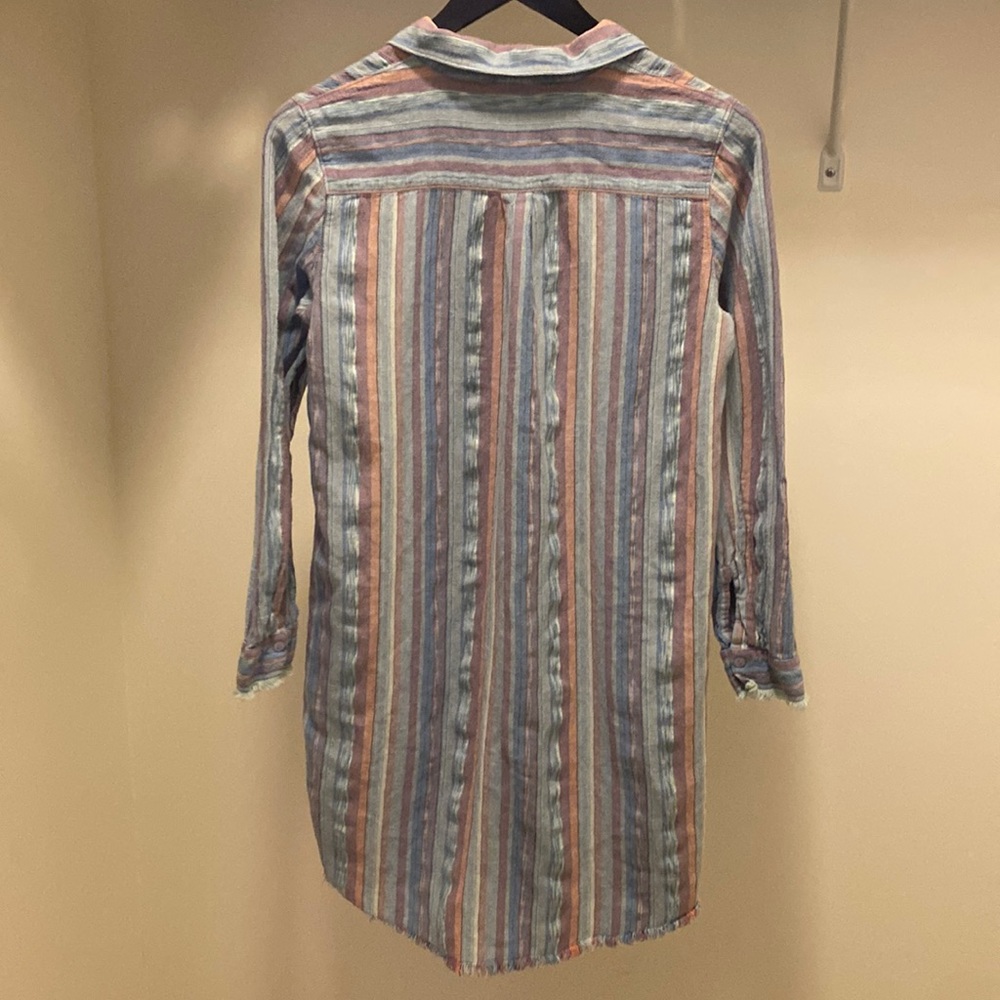 Baja shirt dress multi colored